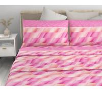 Lingerie Shop Set Completo Lenzuola Cotone Singolo Piazza Mezza Matrimoniale Vari Colori e Fantasie sotto sopra + Federa (FANTASIA 16, MATRIMONIALE)