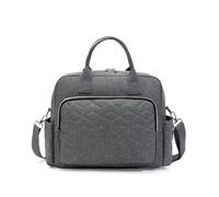 Lingge mommy bag crossbody mano per mettere fuori la borsa, grigio