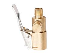LINGJIONG 1pcs Pneumatico Air Chucks, Ottone Valvola Pneumatico Aria Pompa Clip, Auto Pompa Aria Filettatura Ugello Adattatore, Open End Auto Camion Pneumatico Pneumatico Gonfiatore Valvola Connettore
