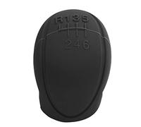LINGJIONG Copripomello del cambio auto, in silicone, protezione per pomello del cambio auto, 6 marce, universale, rotondo, in morbido silicone, antiscivolo, protezione antigraffio
