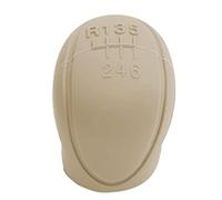 LINGJIONG Copripomello del cambio auto, in silicone, protezione per pomello del cambio auto, 6 marce, universale, rotondo, in morbido silicone, antiscivolo, protezione antigraffio