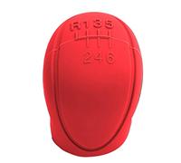LINGJIONG Copripomello del Cambio Auto, in Silicone, Protezione per pomello del Cambio Auto, 6 Marce, Universale, Rotondo, in Morbido Silicone, Antiscivolo, Protezione AntiGraffio