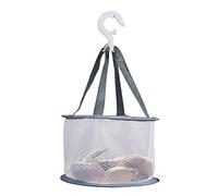 LINGJIONG Mini cestino da doccia, rete da appendere, organizer da bagno, per pennelli da trucco, mixer in spugna di bellezza, antivento, permeabile all'aria, per il bagno