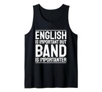 L'inglese è Importante La Band è Importante La Musica Umorismo Canotta