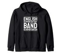 L'inglese è Importante La Band è Importante La Musica Umorismo Felpa con Cappuccio