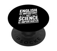 L'inglese è importante, ma la scienza è importante PopSockets PopGrip Adesivo