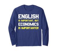 L'inglese è importante, ma l'economia è importante scherzo Maglia a Manica