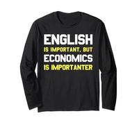 L'inglese è importante, ma l'economia è importante scherzo Maglia a Manica