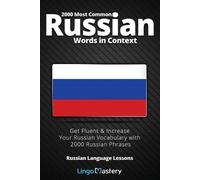 Lingo Mastery 2000 Most Common Russian Words in Context (Tascabile)
