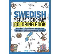 Lingo Mastery Swedish Picture Dictionary Coloring Book (Tascabile)