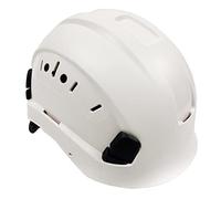 LINGOSHUN Elmetto di Protezione Elmetto di Salvataggio Resistenza alle Alte e Basse Temperature Resistenza agli Urt Fascia Antisudore Casco di Sicurezza/White / 1 PCS