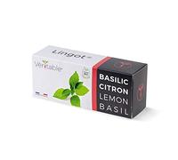 Lingot® Basilico al Limone BIO - Compatibile con Orti Interni Véritable® ed Exky® - Ricarica pronta all'uso - Substrato con Semi Integrati