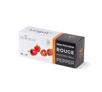 Lingot® Mini peperoni rossi BIO - Compatibile con Orti Interni Véritable® ed Exky® - Ricarica pronta all'uso - Substrato con Semi Integrati