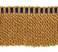 Lingotti Frangia Con a Maglia Testata, Colore C4T - Oro Antico [4.6m