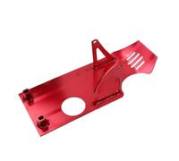 LINGQI RACING-Copertura di protezione del motore in alluminio per Pit Dirt Bike D343 Telaio per moto Accessori per motocross 345mm Motociclette protezioni motore Piastra Paramotore(Rouge)