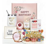 Lingtoolator ifts for Women Who Have Everything, Birthday Baskets Kit Set for Women, Happy Birthday Gifts Ideas for Her, Mom, Mother, Sister, Female Best Friends, Coworkers, Daughter, Unique G