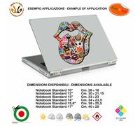 lingua adesivo notebook scontornato sticker bomb Lips kiss tablet print pvc
