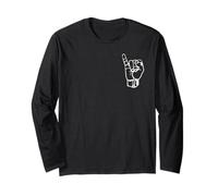 Lingua dei segni Pinkie Up Maglia a Manica