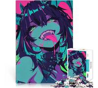 Lingua di vampiro puzzle 1000 pezzi per adulti Giocattoli che creano dipendenza e sfidano l'intelligenza del cervello Lista dei desideri con Babbo Natale 38x26cm