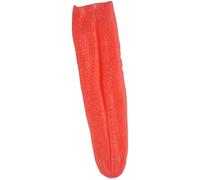 Lingua finta realistica, scherzi grossolani, trucchi magici per Halloween, orribile puntello per bambini, regalo rosso lingua lunga bella e pratica