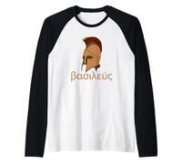 Lingua Greca Antica - Anax - Re - Grecia micenea Maglia con Maniche Raglan