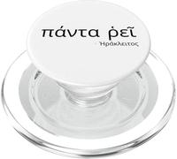 Lingua greca antica - Eraclito - Tutto scorre PopSockets PopGrip per MagSafe