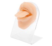Lingua in Silicone per Display Anelli Pratica Piercing | Strumento Sicuro per Esercitarsi, Imita la Pelle Umana, Adatto a Principianti e Artisti Esperti