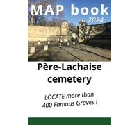 Linguabindo Éditions Map book Père-Lachaise cemetery (Tascabile)