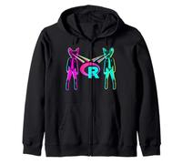 Linguaggio di Programmazione R Logo R Felpa con Cappuccio