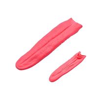 Linguetta lunga in gomma - finto horror - accessorio di scena flessibile per cosplay, giocattolo realistico, accessorio per costumi da festa con valore shock, lingua con Halloween, palcoscenico