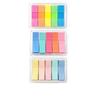 Linguette Adesive,Trasparenti, Colorate, Scrivibili E Esteticamente Gradevoli,Segnalibri Per Pagine, Indice, Adesivi Note - Per Raccoglitori A Anelli, Quaderni, Planner, Indicizzazione Documenti, Scuo