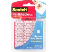 Linguette di montaggio Restickable Scotch 18 pezzi 25,4 mm Adesivo biadesivo tra