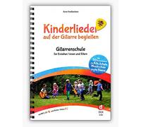 Linguette per bambini sulla chitarra - Scuola di chitarra per insegnanti/genitori, con 50 canzoni famose e nuove per bambini, note con audio online, Dunlop Plek