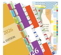 Linguette per codice CPT e ICD-10-CM 2026 (versione AAPC) e libro HCPCS di livello II, codificato a colori e laminato, guida all'allineamento e foglio con numeri di pagina inclusi, resistenti agli