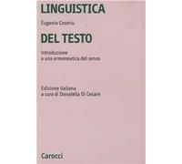 Linguistica del testo. Introduzione a una ermeneutica del senso