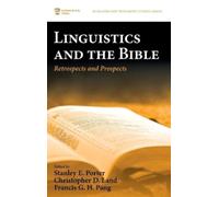 Linguistics and the Bible (Copertina rigida)