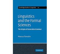 Linguistics and the Formal Sciences: The Origins of Generative Grammar