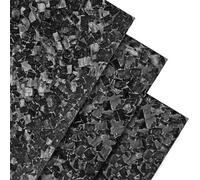 LingXuanGe Foglio in fibra di carbonio forgiato, piastra in laminato composito di carbonio forgiato, spessore 1 mm, 2 mm, 3 mm, 4 mm, 5 mm, piastra in fibra di carbonio tagliata al 100% (400 x 500 x