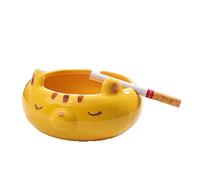 LingXuanGe Posacenere in ceramica, simpatico posacenere a forma di gatto, creativo e personalizzato di tendenza per la casa