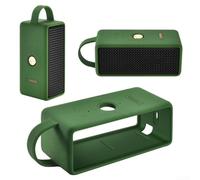 Linhexis Custodia protettiva in silicone per altoparlante portatile Marshall EMBERTON III, morbida pelle antiurto con ritagli precisi, copertura antigraffio per viaggi all'aperto e campeggio (verde)