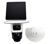 Linhexis Custodia protettiva resistente alle intemperie per eufyCam S4, custodia in ABS con resistenza ai raggi UV e scudo detriti, facile da installare, custodia per telecamera di sicurezza esterna