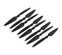 Linhexis Eliche a basso rumore per DJI Air 3S, lame di ricambio di precisione con aerodinamica avanzata, struttura in plastica per un volo stabile, facile installazione, nero, 4 paia (quattro coppie)