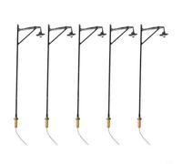 Linhexis Lampada stradale della scala LED di HO per la scala HO della luce | per funzionamento a 3 V CC, corrente 20 mA, fascio LED bianco, design pre-cablato. Adatto a calibri HO e OO