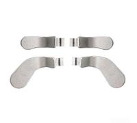 Linhexis Leve in metallo per Xbox per controller Elite Series 2, parti di ricambio in lega di alluminio con impugnatura ergonomica, kit mod da gioco (argento)