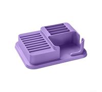 Linhexis Porta carte per Yoto per mini player, 12 slot di archiviazione e supporto caricabatterie organizer per accessori (viola)