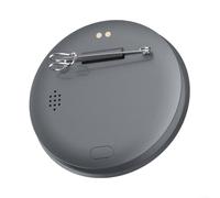 Linhexis Smart Electronic Badge Display HD da 4,6 cm per app di condivisione video GIF video connesso anime bar accessorio sempre attivo (nero)