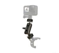 Linhexis Supporto a snodo sferico in metallo con regolazione a 360 gradi per fotocamera e smartphone, supporto Vlog in lega di alluminio con foro per vite standard da 1/4", accessorio da viaggio