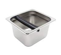 Linian Fondi Caffè Macinato Vaschetta di Raccolta,Caffè Accessori in Acciaio Inox