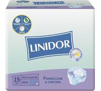 Linidor PANNOLONE LINIDOR A CINTURA MAXI MISURA GRANDE 15 PEZZI