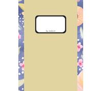 Liniertes DIN A4 Schulheft mit Designcover - 50 Seiten edles elfenbeinfarbenes Papier: Premium Notizheft mit wasser- & schmutzabweisendem Umschlag | ... liniertes Heft für Schule, Studium & Alltag